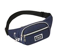 Telefono Multifunzionale Portafoglio Sport Outdoor Mobile Uomo e Borsa Tasca Da Donna Marsupio Marsupio per le Donne Bottiglia D'acqua, Blu, 28X4X10