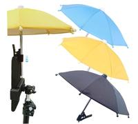 Telefono ombrello 3pcs antirifleo sfumatura solare tone clip-on 11 pollici ombrello ombrello Outdoor Telefono per gli accessori per telefoni in streaming, ombrello del telefono, ombra solare del te