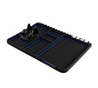 Telefono per Auto JTLB Tappetino per Cruscotto Antiscivolo Supporto per Telefono Cellulare Cuscino di Immagazzinaggio in Silicone per Navigazione Multifunzionale per Cruscotto in (blu)