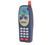 Telefono per bambini blu scuro, giocattolo educativo con suoni e divertimento per bambini piccoli
