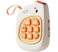 Telefono per bambini con musica per il bambino, giocattolo per bambini sensoriale con corda sospesa, giocattoli educativi precoci, giocattolo di sviluppo motorio per l'età di 6-18 mesi