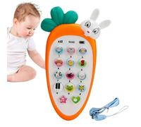 Telefono Per Bambini: Sicuro Da Usare, Giocattolo Simulato Per Telefono Cellulare, Giocattolo A Carota Con Luce E Suono | Giocattoli Per La Dentizione Per , Regali Per Bambine, Giocatt