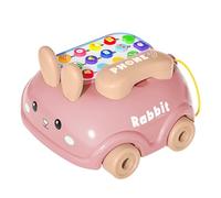 Telefono per giocattoli musicali per bambini, fingi di Play Phone | Bambini chiacchiere con ruote | Bunny Style, Storytelling Fun, Musical Activity Toys, Cartoon Music Game for Kids Boys Girls