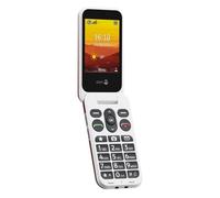 Telefono pieghevole Doro Leva L31 4G 64MB 128MB 2.8" Rosso Bianco
