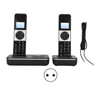Telefono portatile Digital Cordless Telefono con 16 lingue di interfaccia inoltro a schermo da 1,6 pollici per l'utilizzo a casa per uffici aziendali