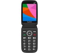 Telefono Qubo X-D340 4G Doppio Schermo Bluetooth SOS Nero