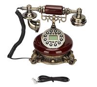 Telefono retrò GearWell, telefono fisso vintage MS-5401A con sistemi DTMF FSK, telefono con filo in stile europeo per arredamento Cafe Office Home Office