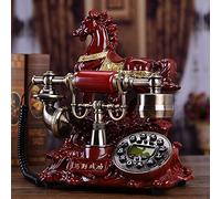 Telefono retrò in Resina Imitazione Giada, Telefono Fisso Vintage in Stile Pastorale retrò, per la Decorazione di casa e Ufficio