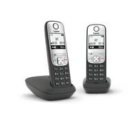 Gigaset A690 Iberia Duo Wireless Landline Phone Argento One Size / EU Plug