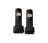 Telefono Senza Fili Panasonic Duo Coppia Cordless Portatile Display LCD KXTGB612