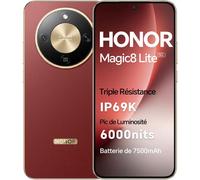 Telefono - Smartphone HONOR Magic 8 Lite 5G, Versione EU, 8GB+256GB, 8GB+512GB, 7500mAh, Schermo AMOLED da 6,79", IP68/IP69K, Resistente a cadute da 2,5 m, Fotocamera Ultra-Nitida da 108MP con OIS