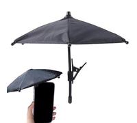Telefono Sun Shade - Stand ombrello mobile | Porta del telefono desktop | 360 supporto regolabile rotabile, visiera solare per schermo del telefono, coperchio per l'ombra per uso esterno