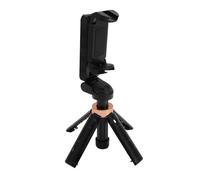 Telefono Treppiede, in Lega di Alluminio ABS Cellulare Selfie Stick Tripode a 360 Gradi Ruota Estensibile Sertphone Tripode Flessibile per Telefono