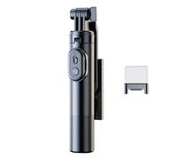 Telefono Tripod Stand with Light, Selfie Tripod with Light, Extendable Mobile Phone Camera Stick, Alluminio Lega Cell Phone Tripod for Adults and Kids, Video Recording, Stabile