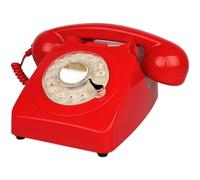 Telefono Vintage Wired con Quadrante Rotante Suoneria Funzione Telefonica Classica Accessorio Decorativo Nostalgico Adatto per Ambiente Domestico Studio Ufficio, color to 4