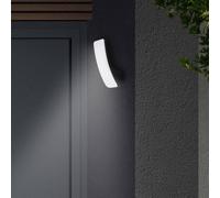 Telefunken Applique LED da esterni Gent 1.800lm 4.000K nero Telefunken
