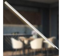 TELEFUNKEN - Lampada da incasso a LED, 87,5 cm, cucina, listello a LED, da cucina, lampada da officina, luce bianca calda, 10,6 W, 1000 lm, bianco
