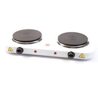 Telefunken Fornello Elettrico 2 piastre Potenza 1000 Watt Colore Bianco smaltato - M01863