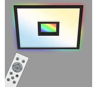 TELEFUNKEN - Pannello LED, plafoniera a LED, plafoniera dimmerabile, con telecomando, RGB per interni e retroilluminazione, 24 Watt, 2200 lm, funzione timer, 445 x 445 x 63 mm (L x P x A) 319405TF