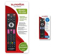 Telefunken Telecomando di Ricambio Universale per TV e Smart TV - Compatibile con Tutti i Modelli Telefunken & LG