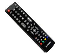 Telefunken Telecomando originale TLC147 adatto per ricevitore Telefunken TFK-S2000 elegante design ergonomico con finitura nera lucida (non per telefunken TV)