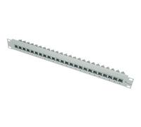Telegärtner 100007007 24 Porte Patchpanel di rete 483 mm (19) CAT 6A 1 U Grigi