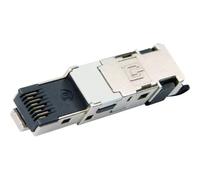 Telegärtner 100007492 Spina RJ45 STX T568B CAT6 Spina dritta Grigio zinco 1 p