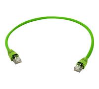 Telegärtner 100008002 RJ45 Cavo di rete, cavo patch CAT 6 S/FTP 1.00 m Giallo,