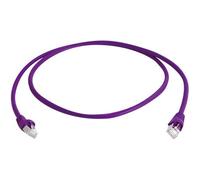 Telegärtner 100008035 RJ45 Cavo di rete, cavo patch CAT 6A S/FTP 0.25 m Violet