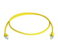 Telegärtner 100008173 RJ45 Cavo di rete, cavo patch CAT 5e F/UTP 0.5 m Giallo