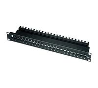 Telegärtner 100021497 24 Porte Patchpanel di rete 483 mm (19) CAT 6A 1 U Nero