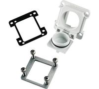 Telegärtner 100023156 Variante a flangia STX V6 6 Grigio luminescente 1 pz.