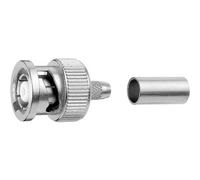 Telegärtner 100023361 Connettore BNC reverse Spina dritta 50 Ω 1 pz.