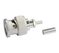 Telegärtner 100027456 Connettore BNC Spina dritta 50 Ω 1 pz.