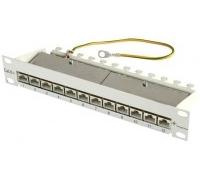 Telegärtner Karl Gärtner J02022A0057 MPP-12HS - Patchpanel 10” Cat.6 1 HE - Pat