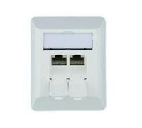 Telegärtner Karl Gärtner Telegärtner J00023A0204 RJ-45 6a Bianco 2-port
