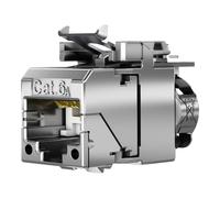 Telegärtner Karl Gärtner Telegärtner J00029A6001 Piatto Argento RJ-45 Femmina