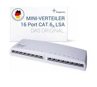 TELEGÄRTNER - Mini distributore TH35/AP, bianco alpino MPD16-HS K Cat.6A (profondamente n. ISO/IEC)