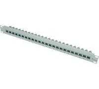 TELEGARTNER - Supporto modulare da 19", 1 U, con 24 attacchi K Cat.5e