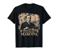 Telegrafia Wireless Guglielmo Marconi Pioneer Maglietta