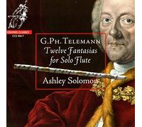 Telemann/ Solomon, Ashley - 12 Fantasias For Solo Flute