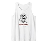 Telemann Stay Baroque Funny Classical Music Compositore Canotta