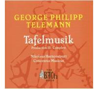 telemann: tafelmusik. part 3 / overtures / quartets / trios / 2 horn conc