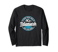 Telemark Ski Nordic Alpine - Tallone Libero Fun Sport Maglia a Manica