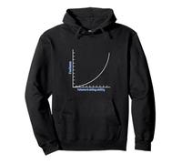 Telemark Skier Foxiness Grafico esponenziale Felpa con Cappuccio