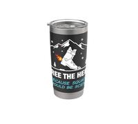 Telemark Skiing Squats Should Be Scenic Bicchiere termico in acciaio inox doppia parete