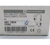 TELEMECANIQUE SCHNEIDER INTERRUTTORE AUTOMATICO GB2CB09 DISPONIBILE IN ITALIA