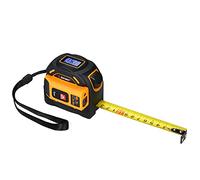 telemetro digitale, unità di distanza, misuratore di distanza commutabile, misuratore a infrarossi portatile, 2 in 1, metro a nastro da 5 m, righello da 40 m con display LCD