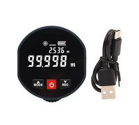 Telemetro Elettronico Misuratore di Distanza con Display LED HD e Memorizzazione Dati, Strumento Preciso per Misurazioni su Superfici Curve e Piane, Ideale per Professionisti Edili e Fai da Te