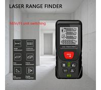 Telemetro laser digitale ad alta precisione, misurazione laser digitale, controllo livello elettronico, commutazione M/In/Ft, modalità di misurazione multiple, portata: 50m/120m/150m/200m (Questo prod